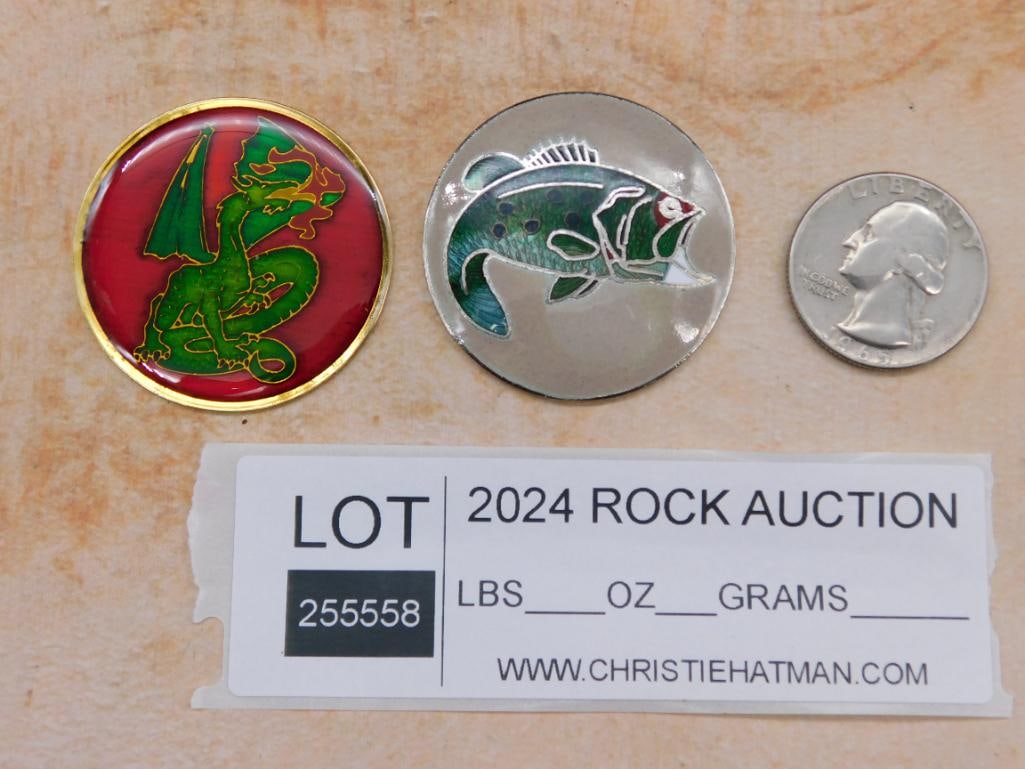 CABOCHON MEDALLIONS - 6