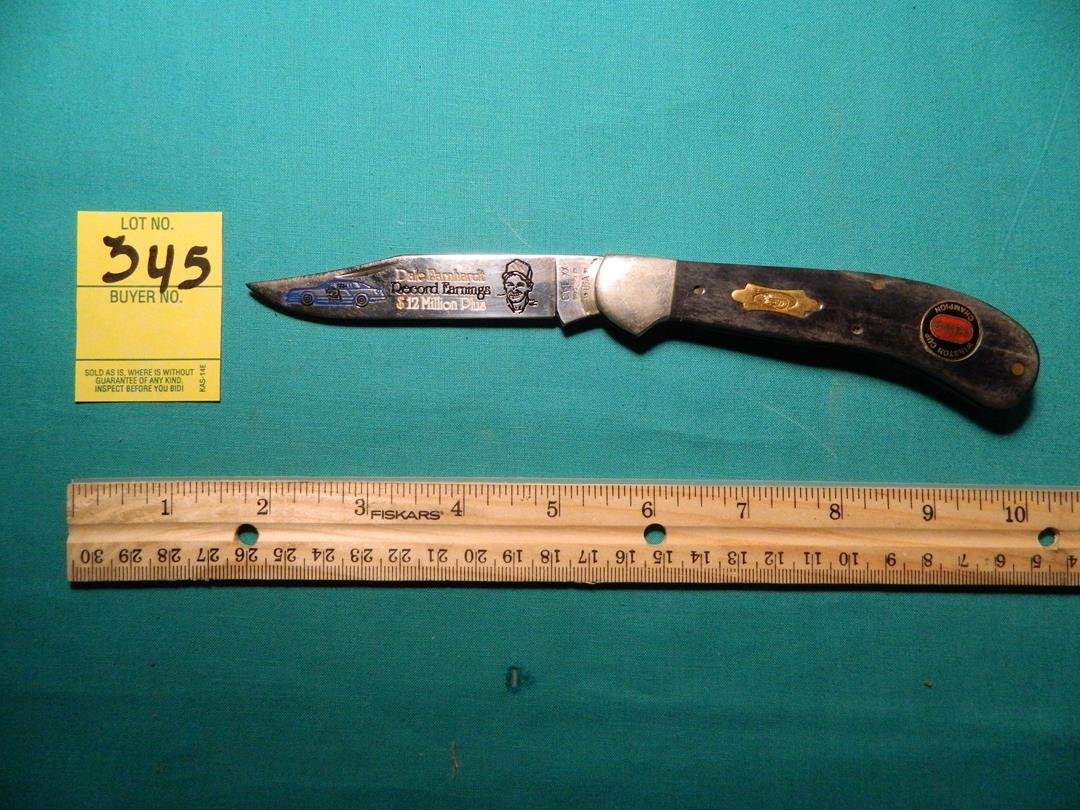 Dale Earnhardt Case Knife Nascar: For Details and Measurements, See Photos.