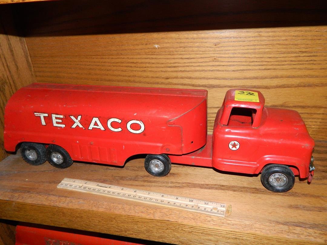 texaco metal toy truck