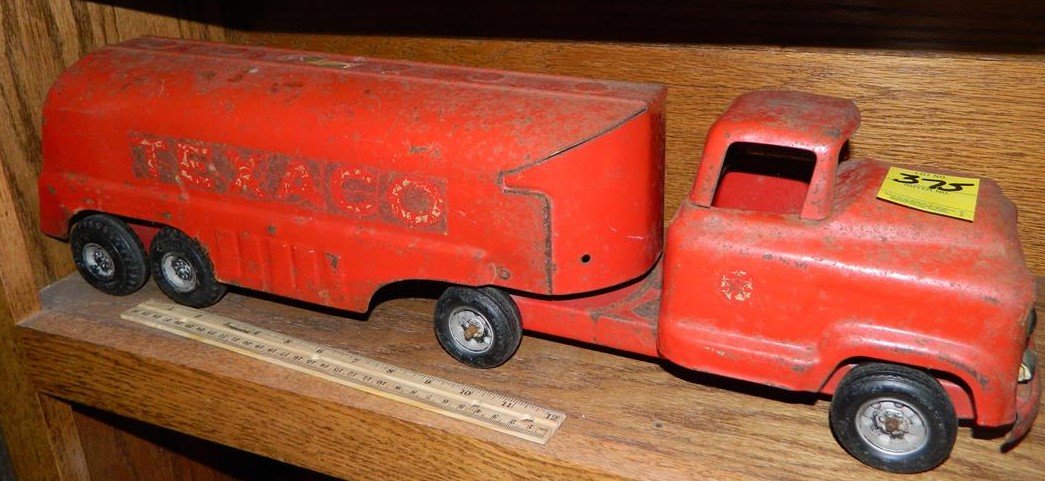 Texaco Metal Toy Truck Buddy L: For Details and Measurements, See Photos.