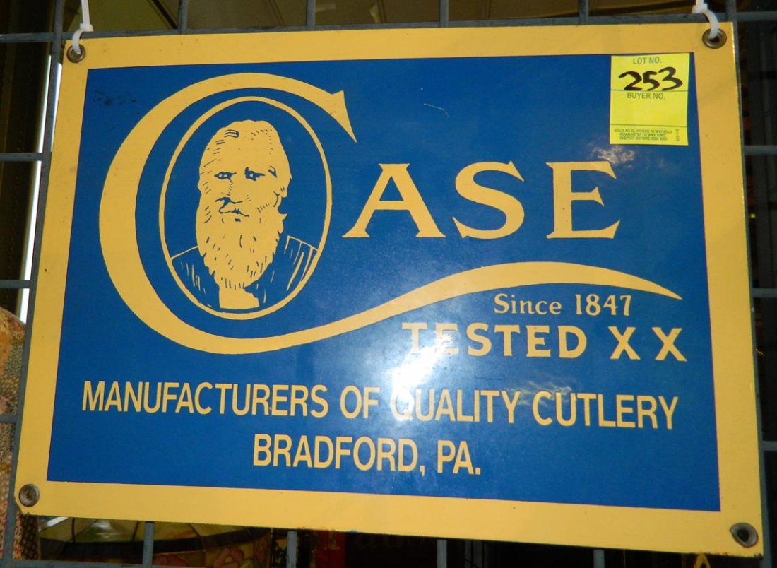 Case Knife Advertising Sign