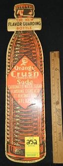 Orange Crush Soda Advertising Thermometer: See Photos for condition and Measurements. More Pics and details at our website.