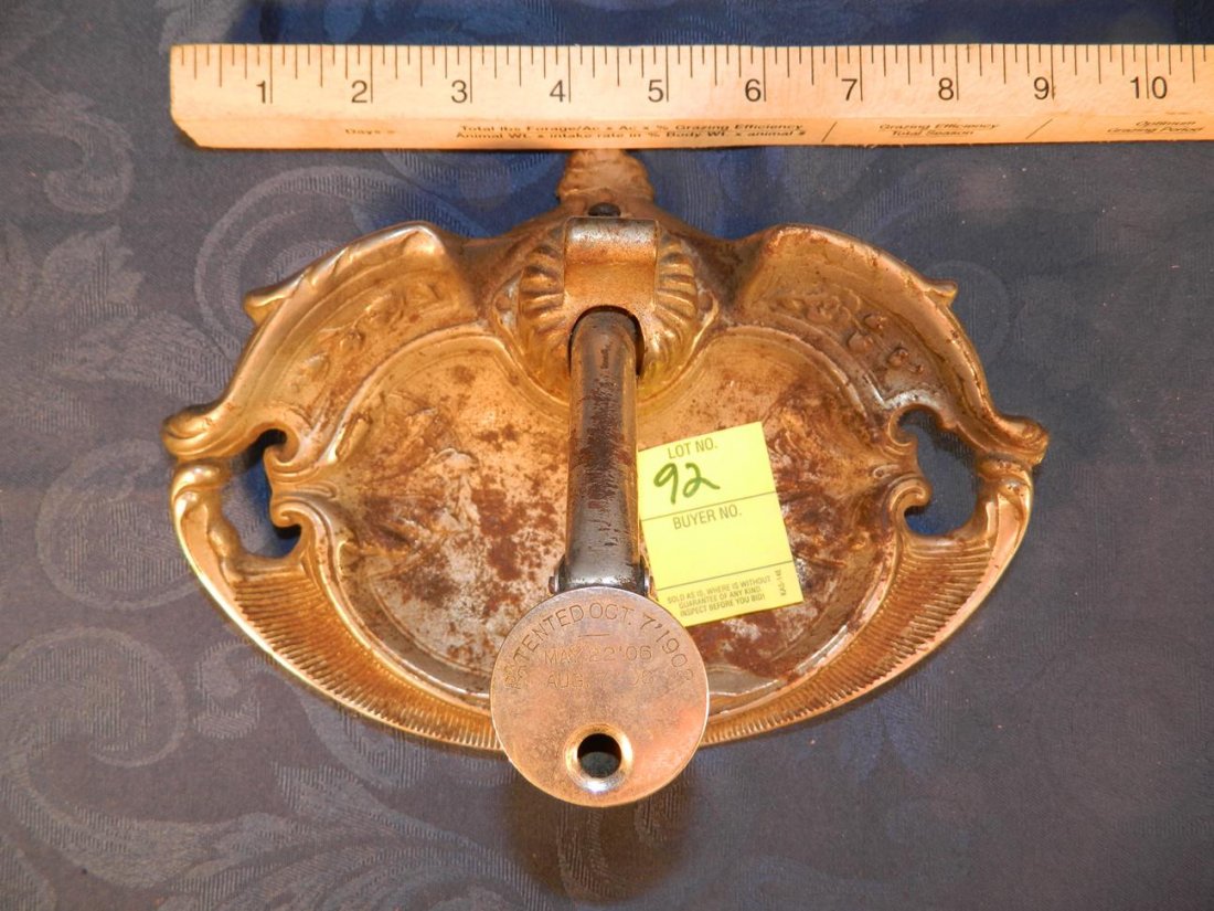 GENERAL STORE COUNTERTOP DISPLAY CIGAR CUTTER AND: See Photos for measurements and condition.