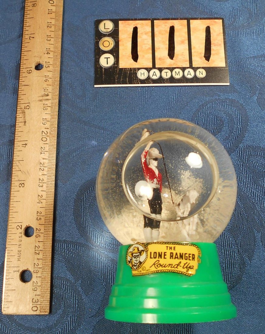 LONE RANGER ROUND-UP SNOW GLOBE: LONE RANGER ROUND-UP SNOW GLOBE