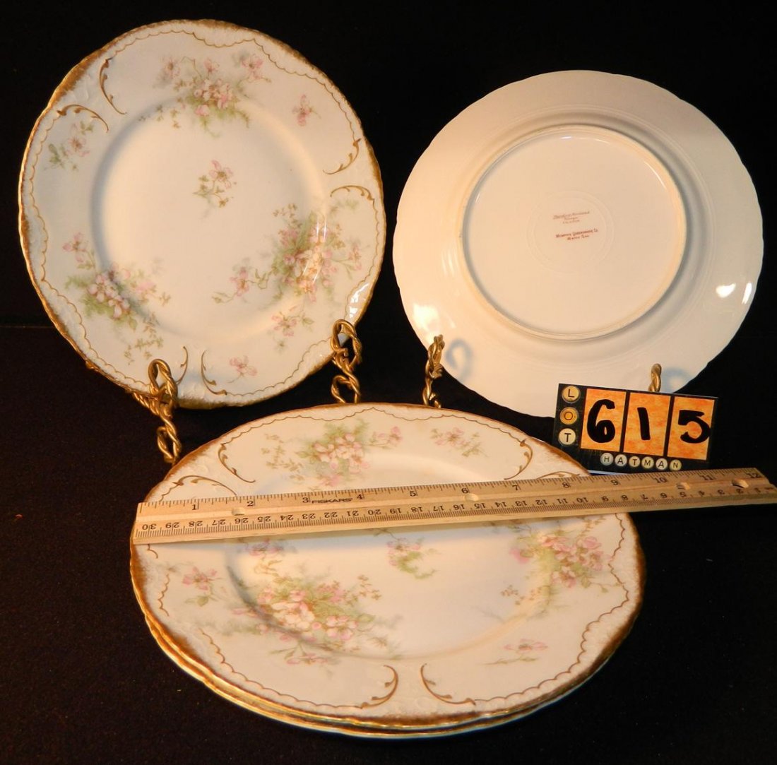 THEODORE HAVILAND LIMOGES FRANCE 4 MEMPHIS QUEENSWARE: See Photos for measurements and condition.
