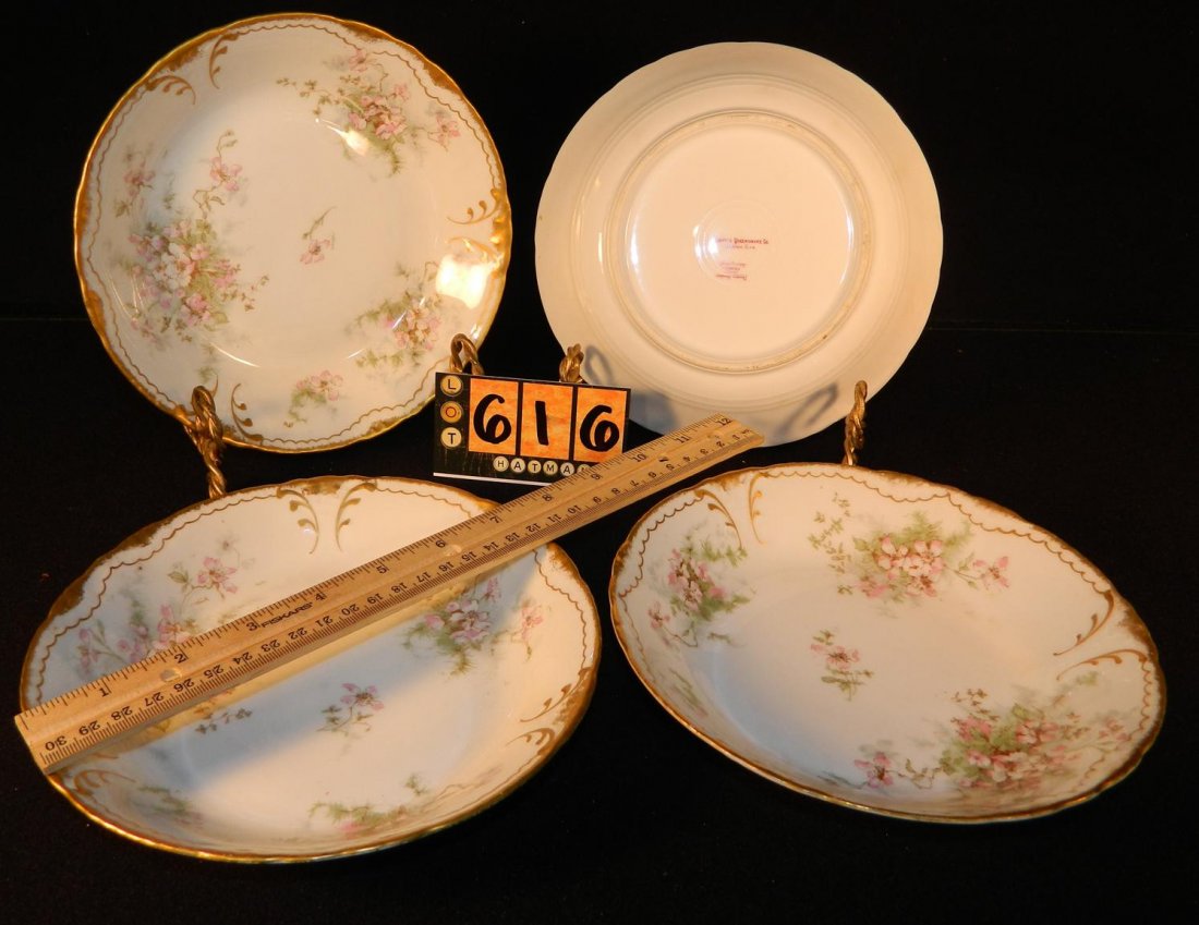 THEODORE HAVILAND LIMOGES FRANCE MEMPHIS QUEENSWARE 4: See Photos for measurements and condition.