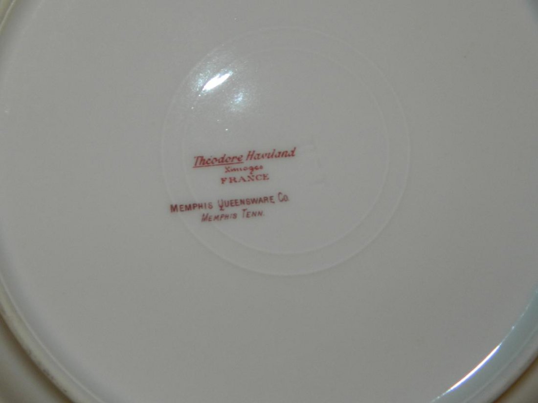 THEODORE HAVILAND LIMOGES FRANCE MEMPHIS QUEENSWARE 4: See Photos for measurements and condition.