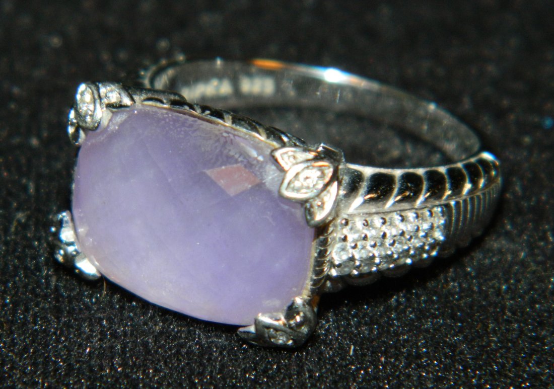 DESIGNER JEWELRY JUDITH RIPKA POSSIBLY AMETHYST, PURPLE
