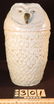 POTTERY OWL BJH FOLK ART COOKIE JAR