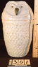 POTTERY OWL BJH FOLK ART COOKIE JAR - 2