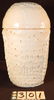 POTTERY OWL BJH FOLK ART COOKIE JAR - 3