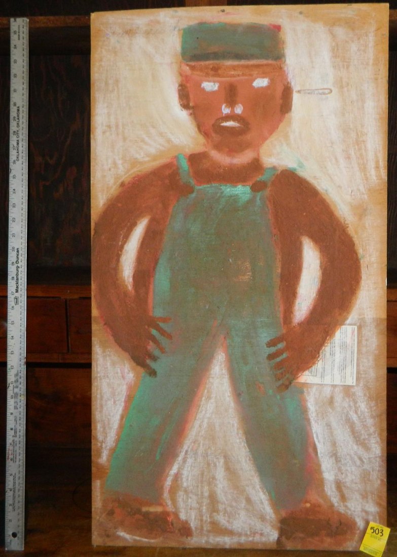 JIMMY LEE SUDDUTH SELF PORTRAIT SUDDETH JIM FOLK ART (1 of 3)