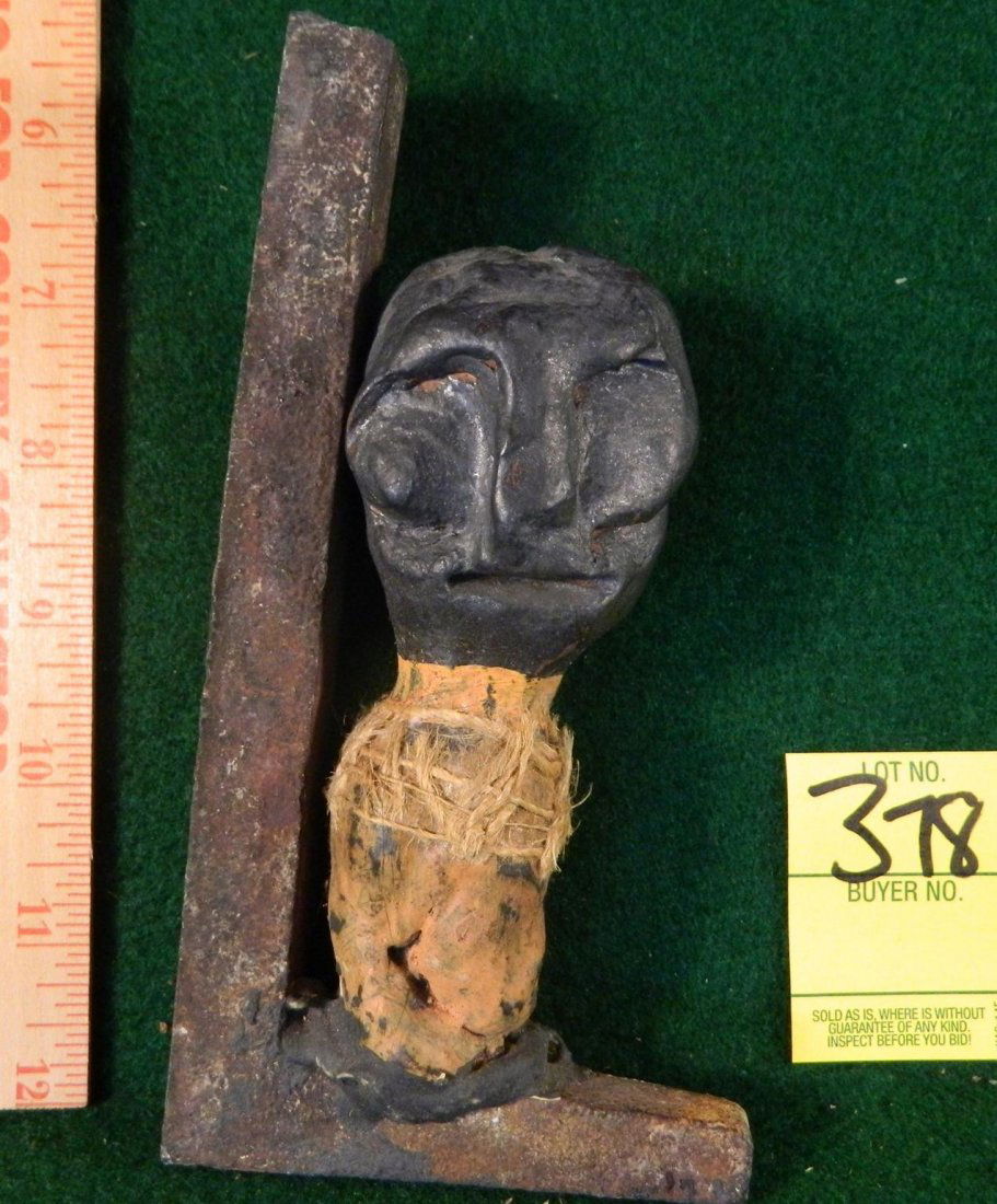 FOLK ART SHELTON HUMAN FIGURE CAST IRON (1 of 2)