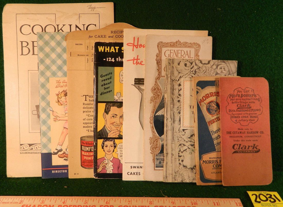 EARLY ADVERTISING COOKBOOKS AND PRODUCTS (1 of 1)