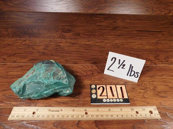 2 1/2 POUNDS MALACHITE ROCK LAPIDARY SPECIMEN STONE (1 of 4)