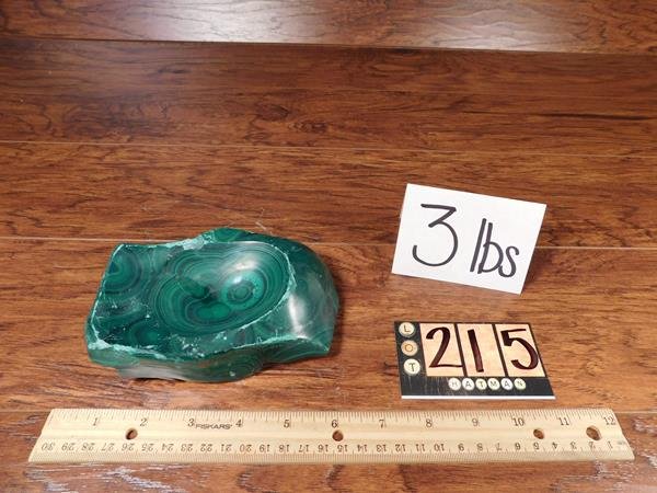 3 POUNDS MALACHITE ROCK LAPIDARY SPECIMEN STONE (1 of 4)