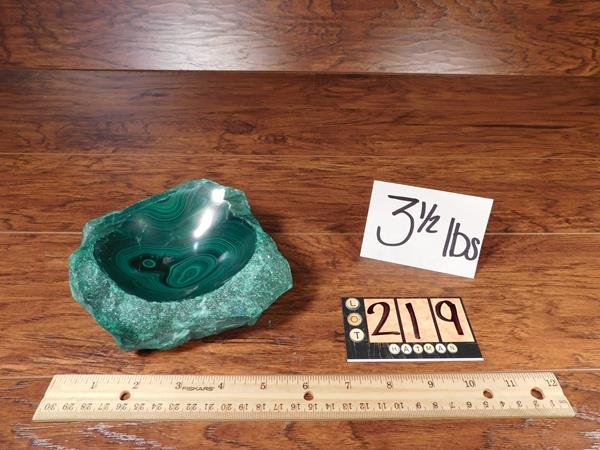 3 1/2 POUNDS MALACHITE ROCK LAPIDARY SPECIMEN STONE (1 of 4)
