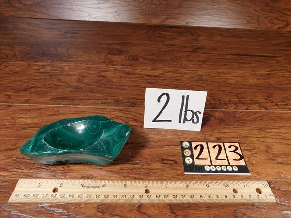 2 POUNDS MALACHITE ROCK LAPIDARY SPECIMEN STONE (1 of 4)