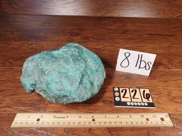 8 POUNDS MALACHITE ROCK LAPIDARY SPECIMEN STONE (1 of 4)