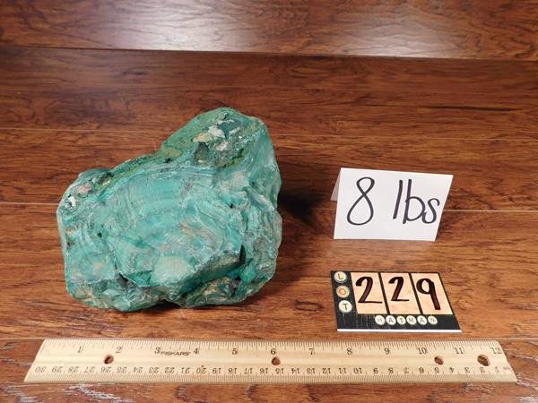 8 POUNDS MALACHITE ROCK LAPIDARY SPECIMEN STONE (1 of 4)