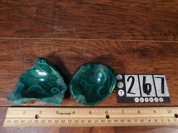 1 POUND MALACHITE ROCK LAPIDARY SPECIMEN STONE (1 of 4)
