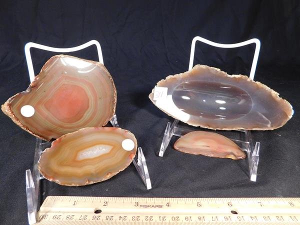 LOT OF ROCK SLABS POLISHED CUT LAPIDARY STONE (1 of 1)