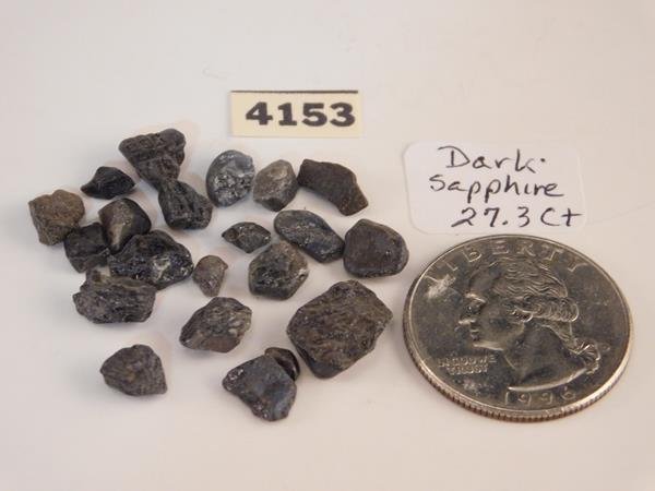 27.3 CT DARK SAPPHIRE  LOOSE STONES GEMS ROUGH JEWELRY (1 of 1)