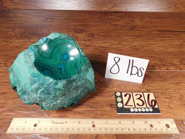 8 POUNDS MALACHITE ROCK LAPIDARY SPECIMEN STONE (1 of 4)
