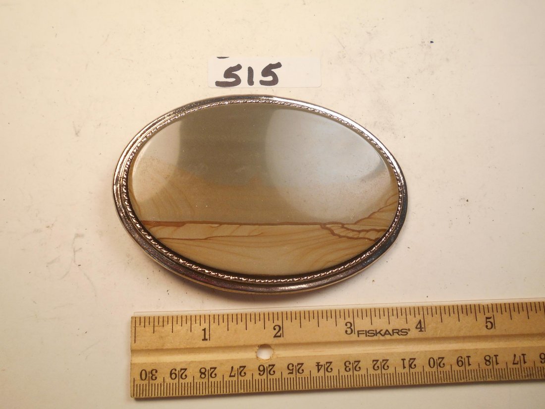 JASPER BELT BUCKLES ADVERTISING VINTAGE SOLID BRASS (1 of 2)