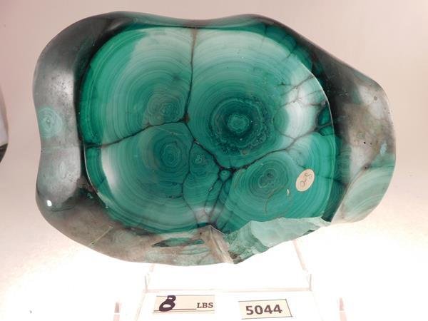 8 LB POLISHED MALACHITE ROCK STONE SPECIMEN LAPIDARY (1 of 5)
