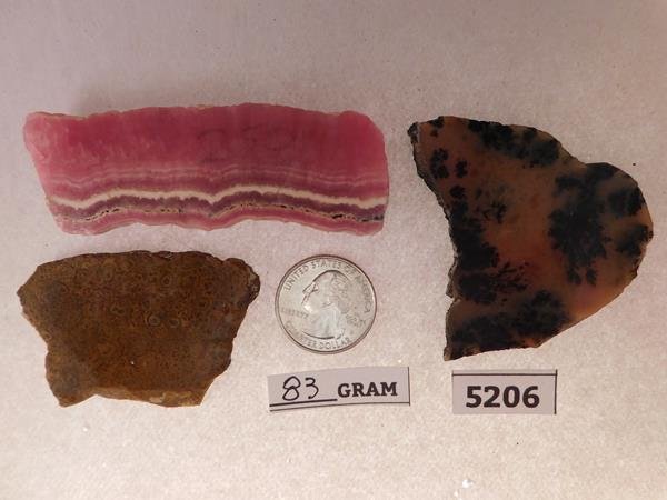 SLAB STONE MINERAL LAPIDARY SPECIMEN (1 of 1)