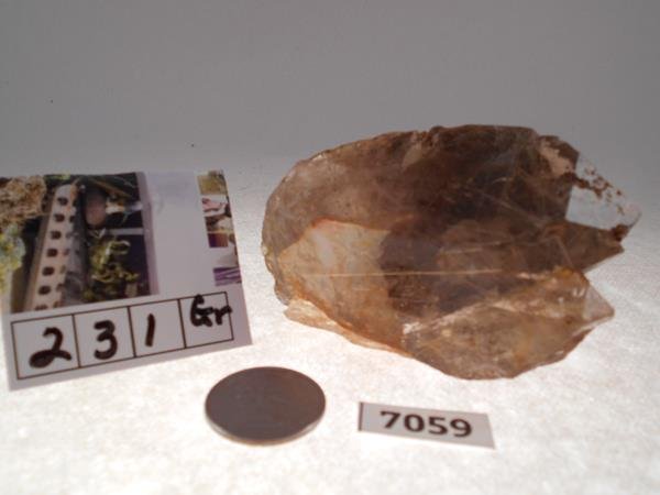RUTILATED QUARTZ  ROCK STONE LAPIDARY SPECIMEN (1 of 1)