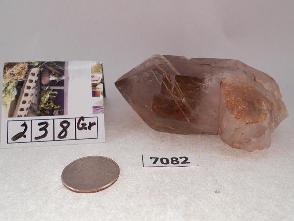 RUTILATED QUARTZ  ROCK STONE LAPIDARY SPECIMEN (1 of 1)
