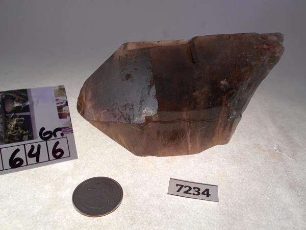 RUTILATED QUARTZ  ROCK STONE LAPIDARY SPECIMEN (1 of 1)