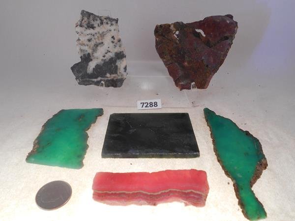 SLAB ROCK STONE LAPIDARY SPECIMEN (1 of 1)