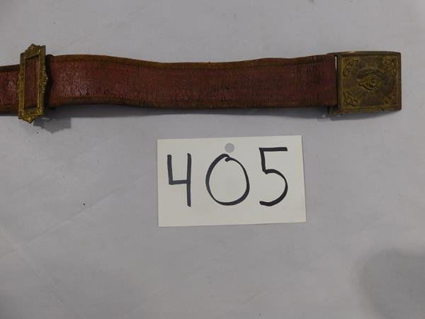 ALL SEEING EYE CEREMONIAL BELT MASON MASONIC ODD (1 of 3)