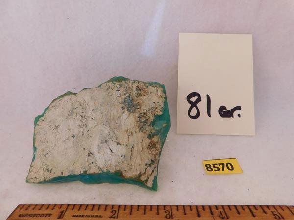 GEM SILICA CHRYSOCOLLA ROCK STONE LAPIDARY SPECIMEN (1 of 3)