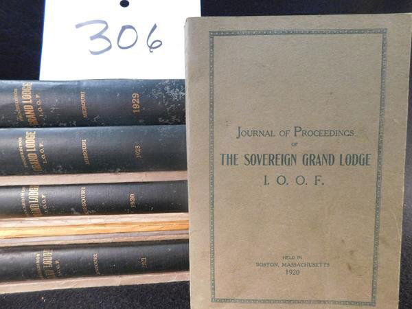 1920'S  JOURNAL OF PROCEEDINGS  EPHEMERA ODD FELLOWS (1 of 1)