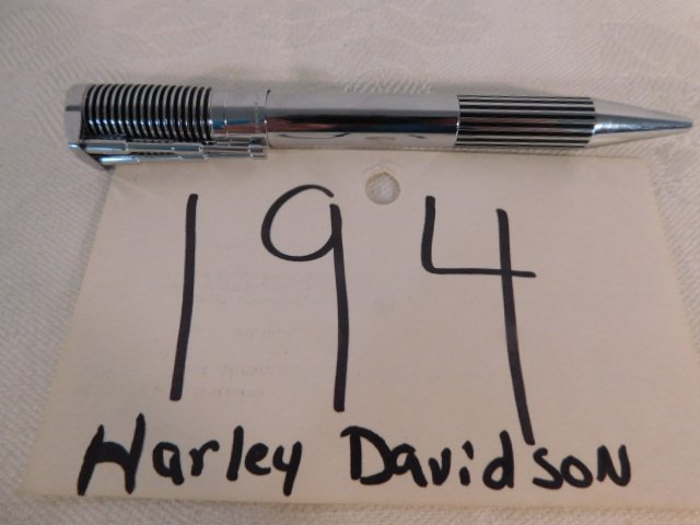 HARLEY DAVIDSON PARKER PEN: Thank you for attending HATMAN AUCTIONS! ****IMPORTANT:**** We need to process your payments at our auction house (NOT THRU PAYPAL OR WEPAY) in order to streamline shipping. We charge for the invoice 