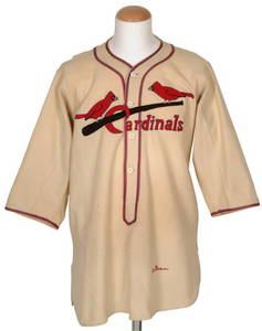 63: 1936 Dizzy Dean Cardinals Home Jersey