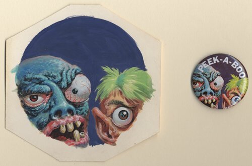 1966 "Ugly Buttons" Original Artwork