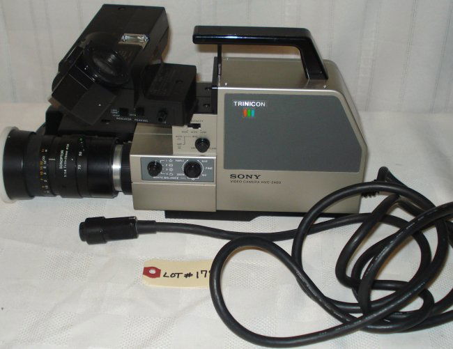 Sony Trinicon video camera Lot 179
