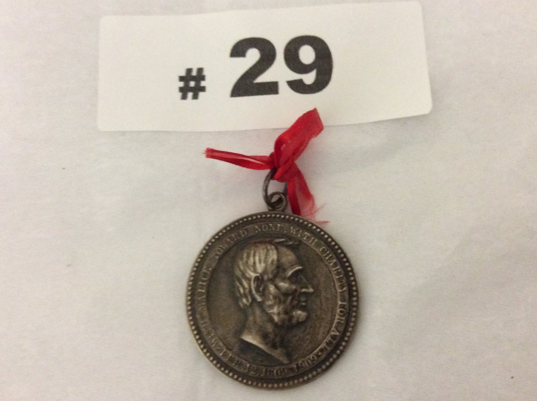 Tiffany & Co. 1909 NY Times Abraham Lincoln Medal (1 of 3)