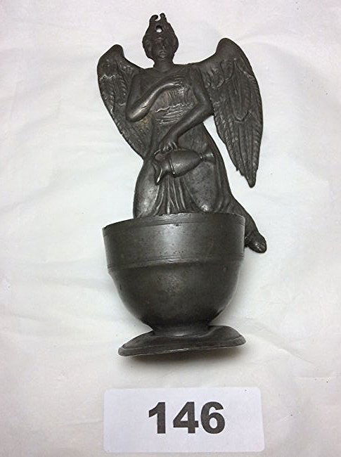 18th Century Pewter Holy Water Dispenser (1 of 4)