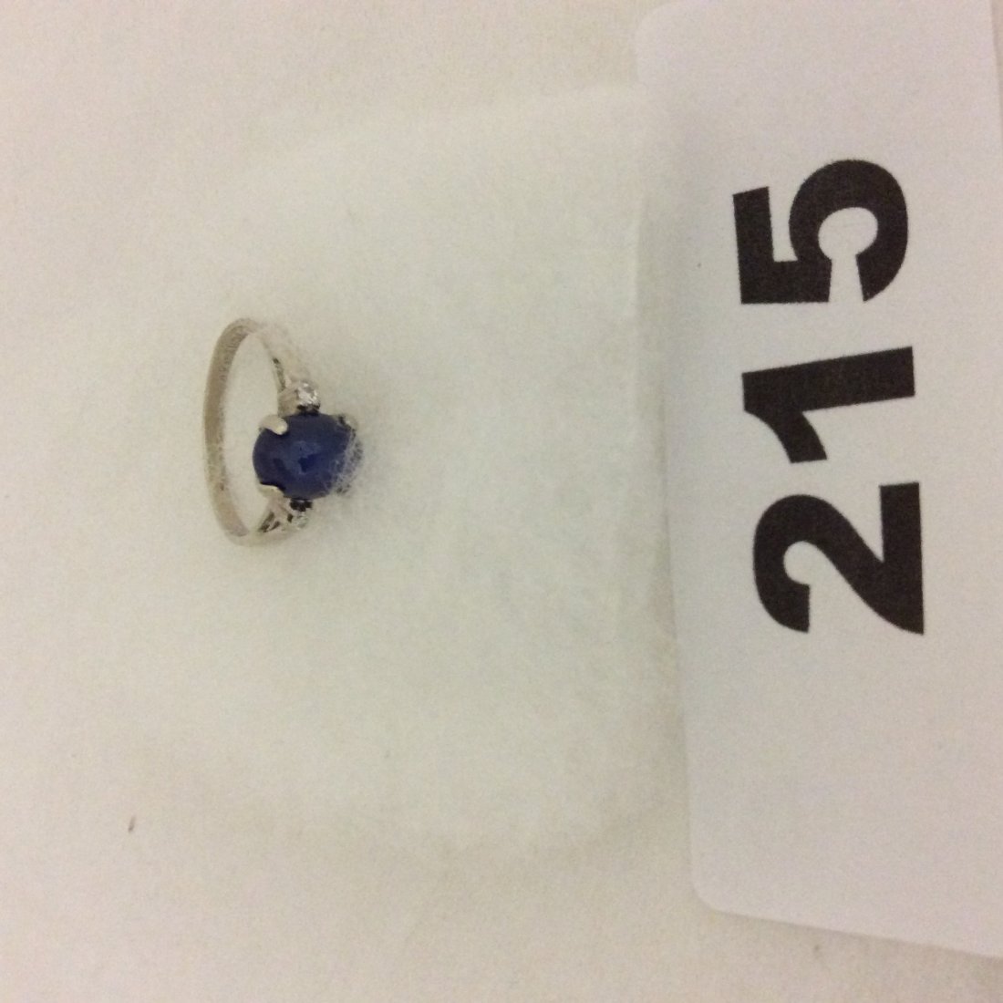 14 kt White Gold Star Sapphire Ring (1 of 3)