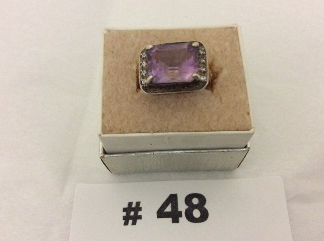 Sterling Silver Amethyst Ring (1 of 3)