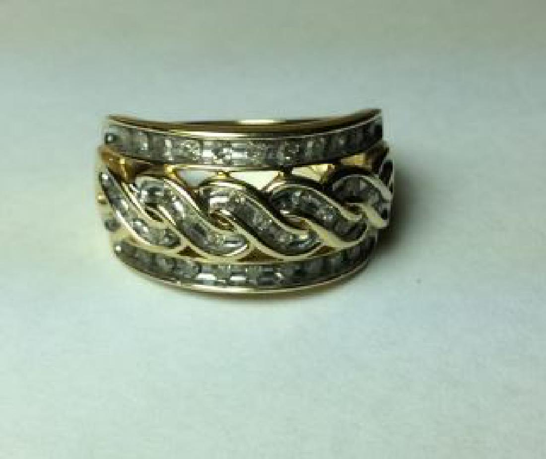 14kt Yellow Gold Ring w/ Woven Detail (1 of 4)