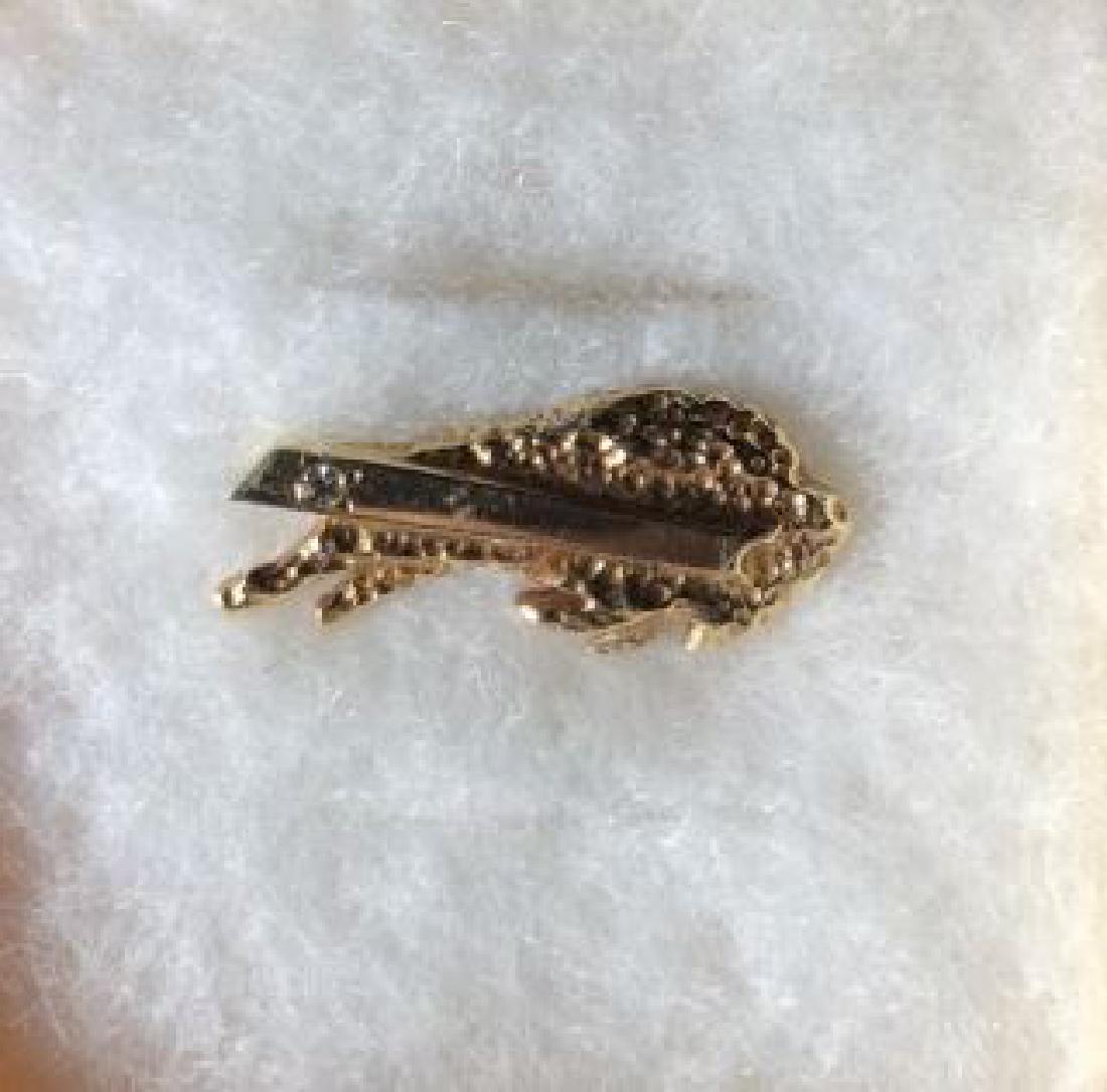 Solid 14kt Gold Buffalo Bills Tie Pin (1 of 1)