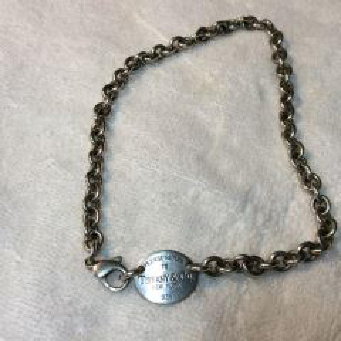 "Please Return to" Tiffany & Co. Choker: Authentic and Silver