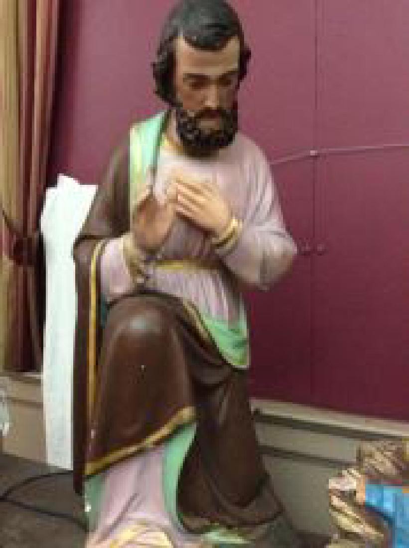 Joseph Plaster Statue 2.5 foot tall (1 of 3)